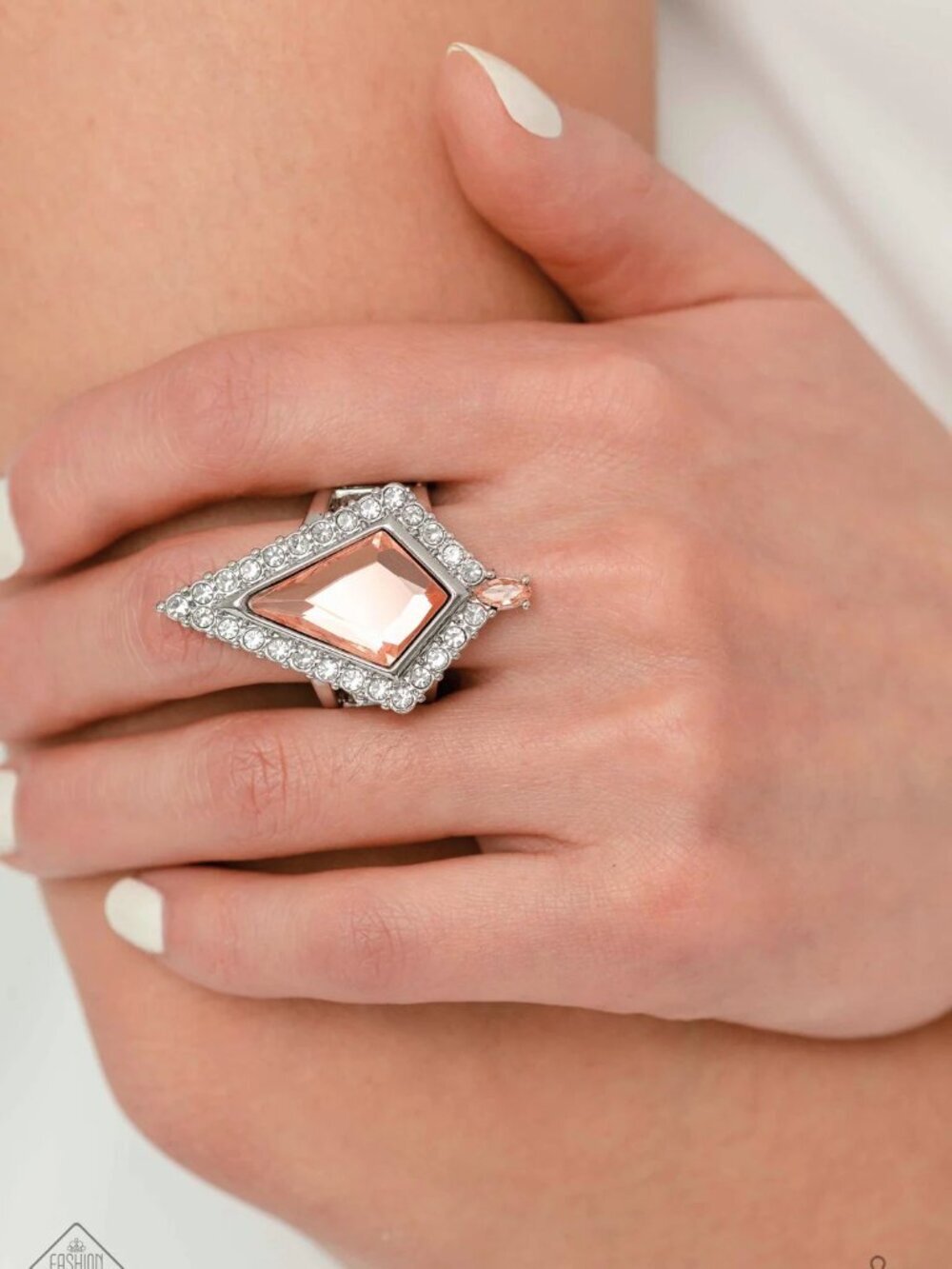Paparazzi Jewelry Accessories - Stylish Studio - Orange Ring - Vintage